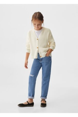 بافت منگو سفید دخترانه مانگو 57098638