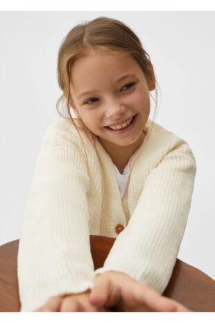 بافت منگو سفید دخترانه مانگو 57098638