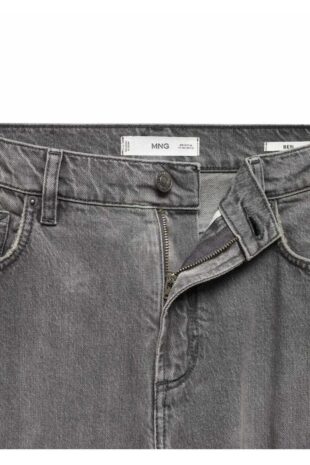 شلوارک منگو خاکستری فاق نرمال مردانه مانگو 67010632