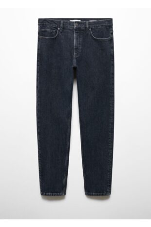 شلوارک منگو لاجورد فاق نرمال مردانه مانگو 67010633