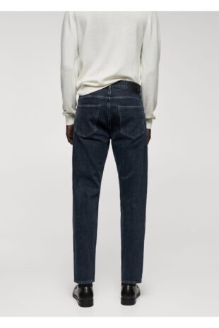 شلوارک منگو لاجورد فاق نرمال مردانه مانگو 67010633