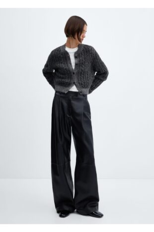 ژاکت منگو بنفش زنانه مانگو 67050480