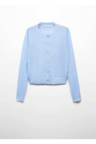 ژاکت منگو آبی زنانه مانگو 67070454