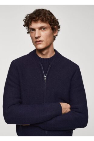 ژاکت منگو لاجورد مردانه مانگو 67070644