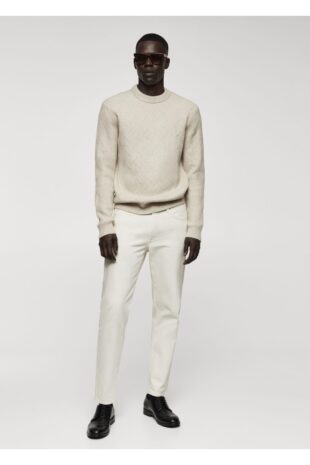 شلوارک منگو اکرو فاق نرمال مردانه مانگو 67010634