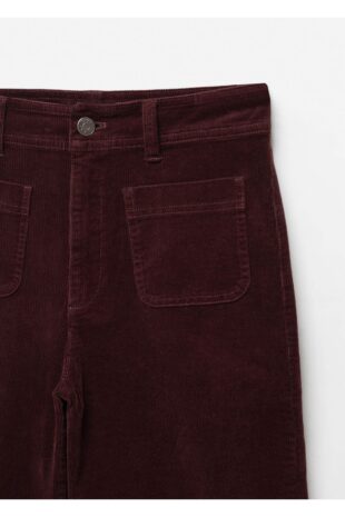 شلوارک منگو قرمز فاق نرمال زنانه مانگو 67030260