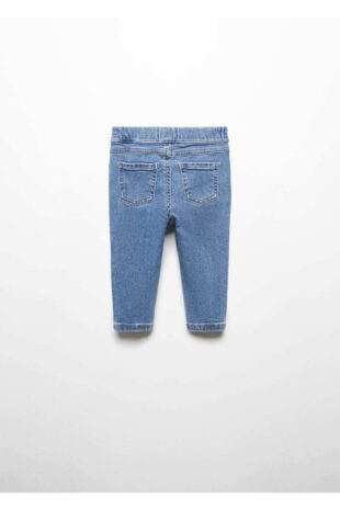 شلوارک منگو آبی فاق نرمال دخترانه مانگو 67061009