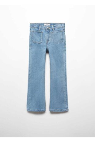 شلوارک منگو لاجورد فاق نرمال دخترانه مانگو 67030672