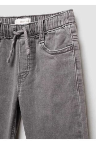 شلوارک منگو خاکستری فاق نرمال پسرانه مانگو 67080673