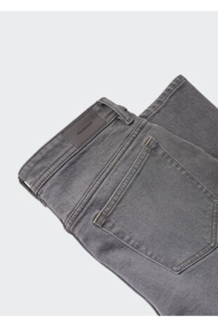 جین منگو خاکستری فاق نرمال مردانه مانگو 57010690