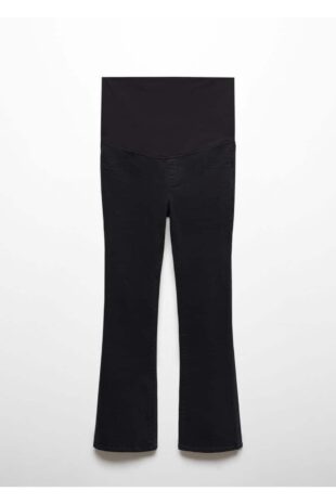 شلوارک منگو سیاه فاق نرمال زنانه مانگو 67000690