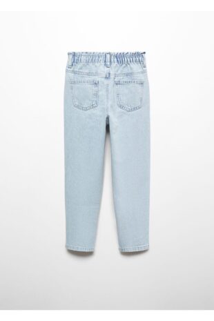 شلوارک منگو آبی فاق نرمال دخترانه مانگو 67000684