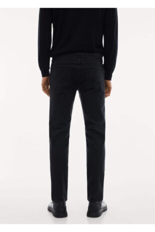 شلوارک منگو خاکستری فاق نرمال مردانه مانگو 67010641