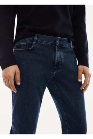 شلوارک منگو لاجورد فاق نرمال مردانه مانگو 67010642