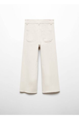 شلوارک منگو خاکستری فاق نرمال دخترانه مانگو 67010676