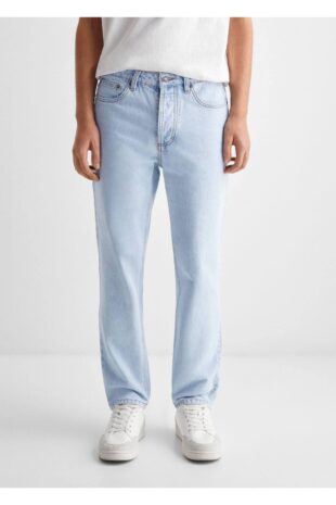 شلوارک منگو متالیک فاق نرمال مردانه مانگو 67070658