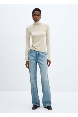 بافت منگو بژ زنانه مانگو 67000469