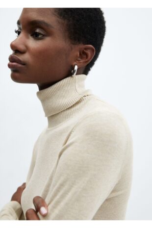 بافت منگو بژ زنانه مانگو 67000469