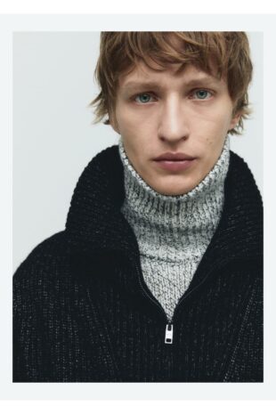 بافت منگو خاکستری مردانه مانگو 67010646