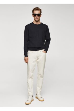 بافت منگو لاجورد مردانه مانگو 67010651