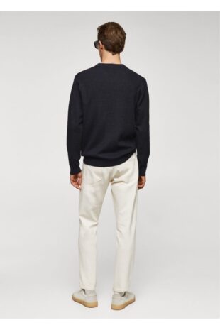 بافت منگو لاجورد مردانه مانگو 67010651