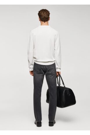 بافت منگو آبی مردانه مانگو 67010651