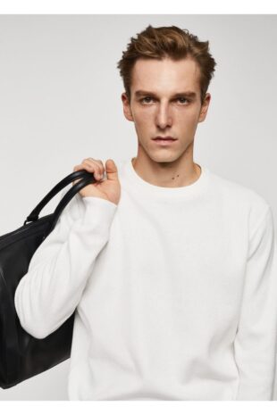 بافت منگو آبی مردانه مانگو 67010651