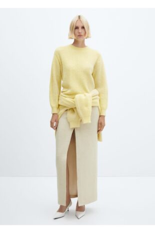 بافت منگو زرد زنانه مانگو 57009126