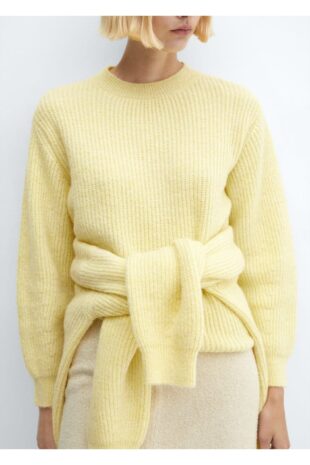 بافت منگو زرد زنانه مانگو 57009126