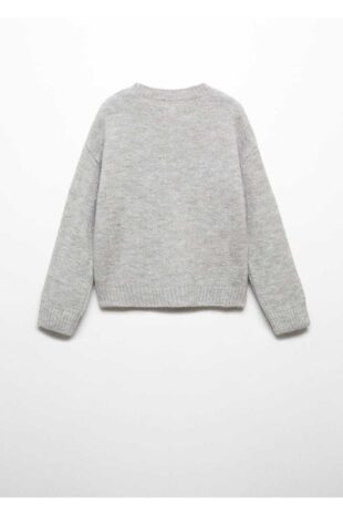 بافت منگو خاکستری دخترانه مانگو 57009605