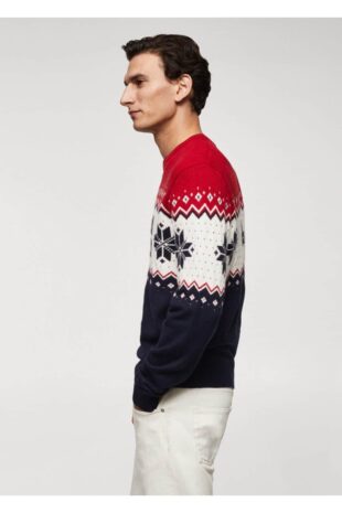 بافت منگو لاجورد مردانه مانگو 57089213