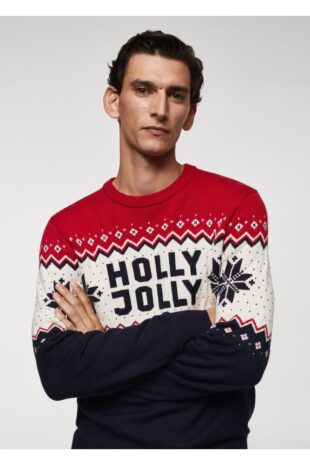 بافت منگو لاجورد مردانه مانگو 57089213