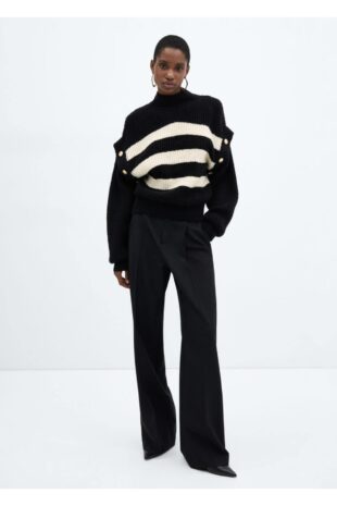 بافت منگو سیاه زنانه مانگو 67000486