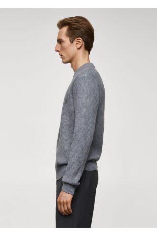 بافت منگو آبی مردانه مانگو 67060642