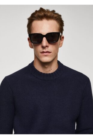 بافت منگو لاجورد مردانه مانگو 67010652