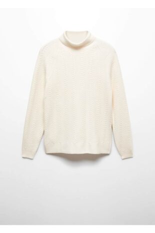 بافت منگو سفید مردانه مانگو 67010654