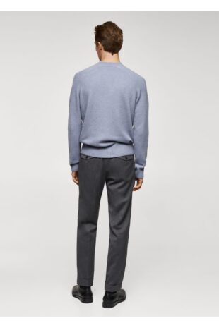 بافت منگو آبی مردانه مانگو 67020650