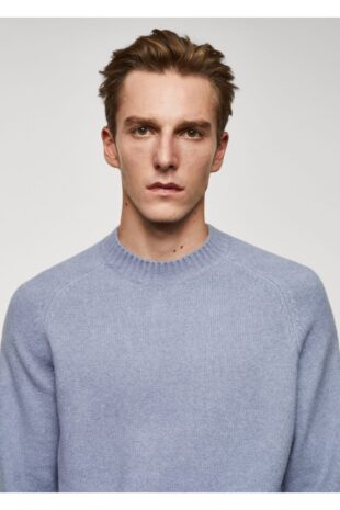 بافت منگو آبی مردانه مانگو 67020650