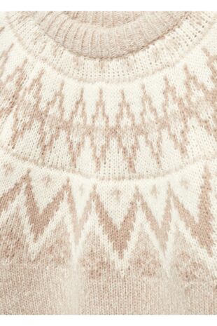 بافت منگو قهوه ای زنانه مانگو 57009129