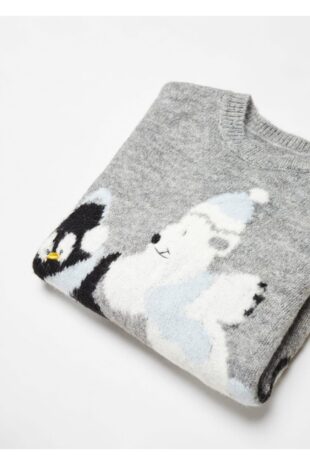 بافت منگو خاکستری پسرانه مانگو 57099110