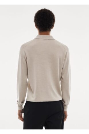 بافت منگو خاکستری مردانه مانگو 67000659