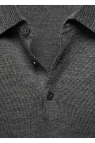 بافت منگو خاکستری مردانه مانگو 67000659