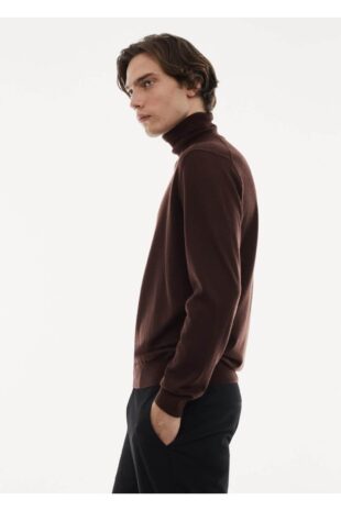 بافت منگو قهوه ای مردانه مانگو 67000660