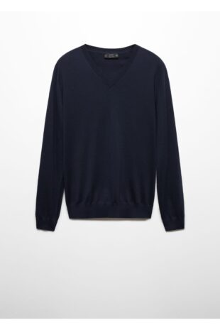 بافت منگو لاجورد مردانه مانگو 67000661