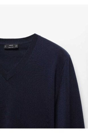 بافت منگو لاجورد مردانه مانگو 67000661