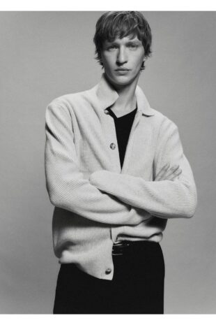 بافت منگو سیاه مردانه مانگو 67000661