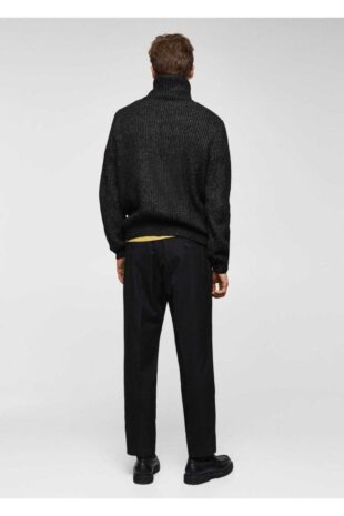 بافت منگو سیاه مردانه مانگو 67010648