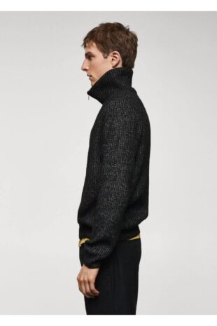 بافت منگو سیاه مردانه مانگو 67010648