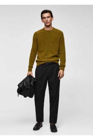 بافت منگو سبز مردانه مانگو 67010649