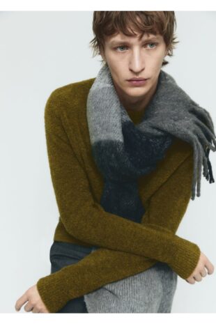 بافت منگو سبز مردانه مانگو 67010649